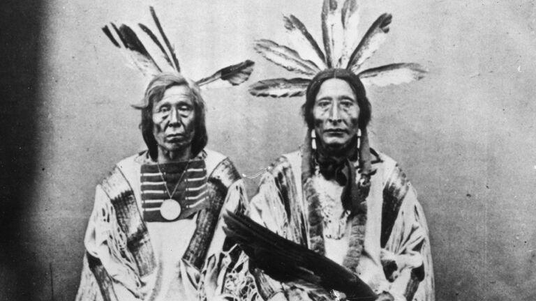 Feathered men
