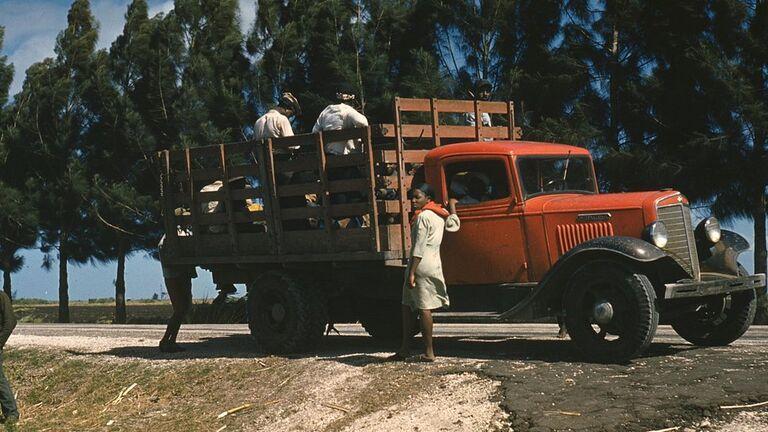 Red truck