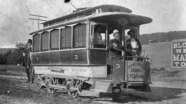 Chattanooga electric railroad car