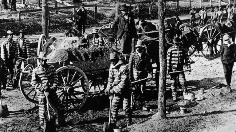 Prisoners at work
