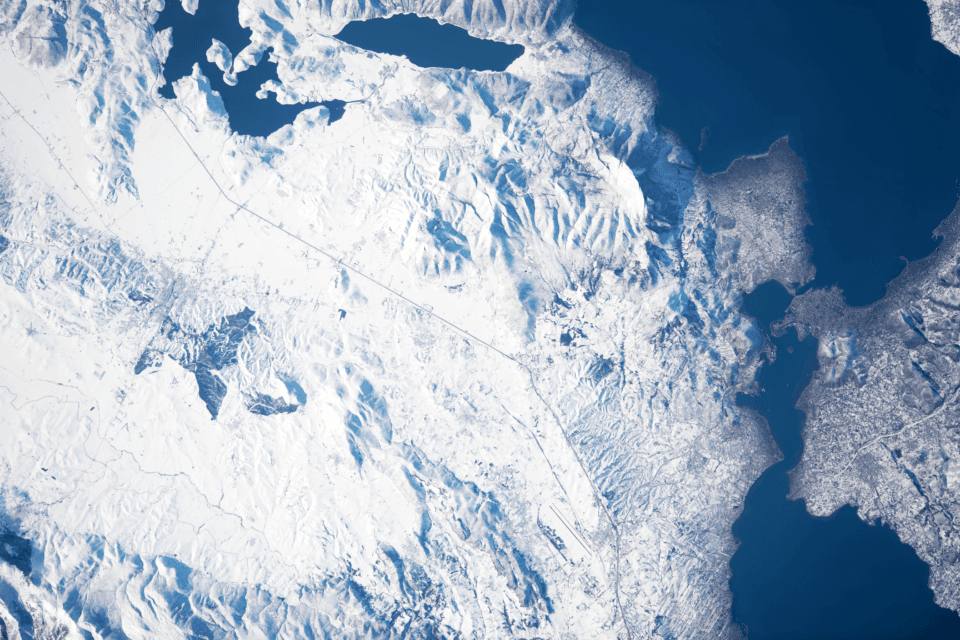 A sign of the times: Greece covered in snow