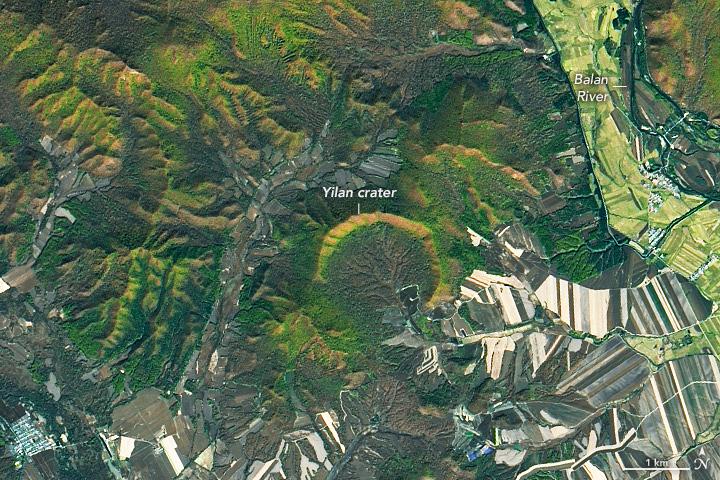Impact crater discovered in China is relatively young