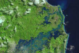 Satellites capture flooding on Australia's east coast