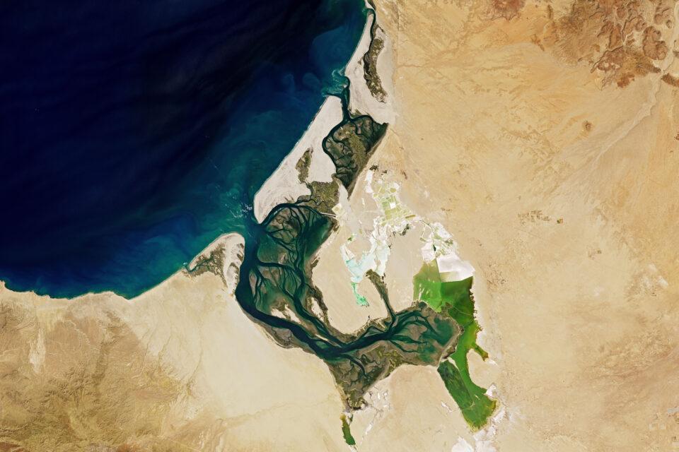 Laguna Ojo de Liebre on the coast of Mexico