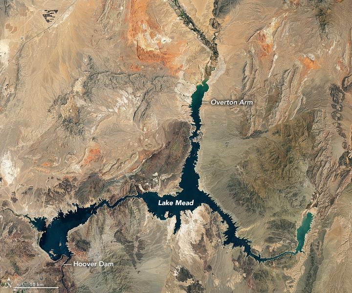 Lake Mead water levels have reached a new record low