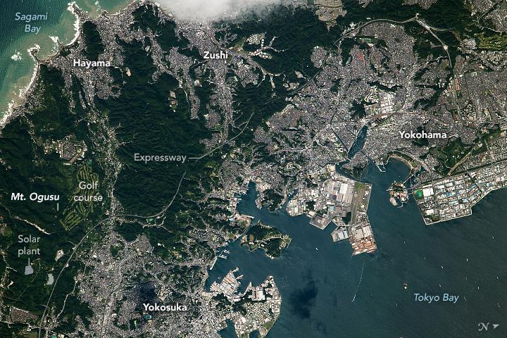 The Miura Peninsula in Kanagawa, Japan