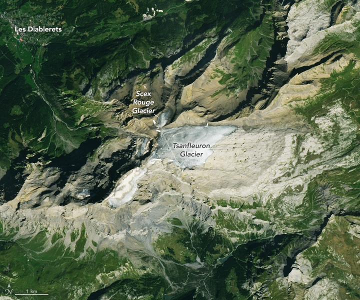 Swiss glaciers experienced record losses in 2022