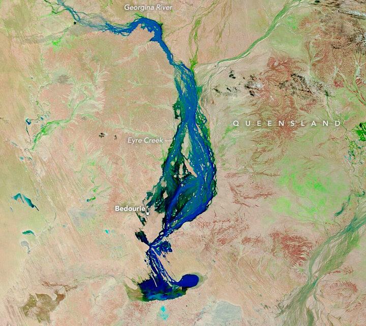 Flooding in Australia’s Channel Country