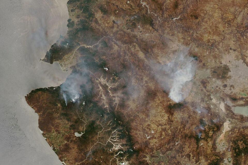 Fire season in Jalisco, Mexico