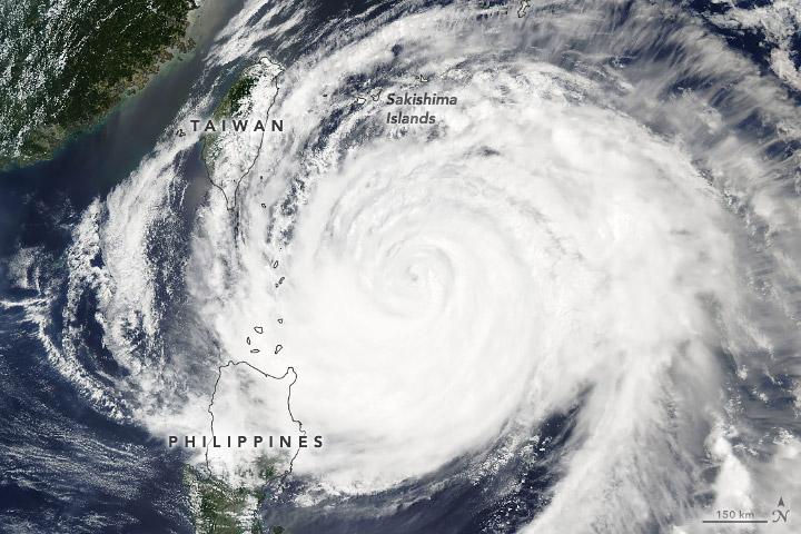 Typhoon Mawar is one of the strongest May storms on record