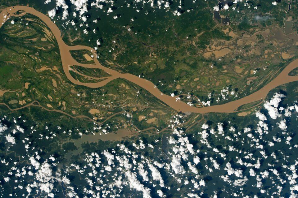 The lower Amazon River in Brazil