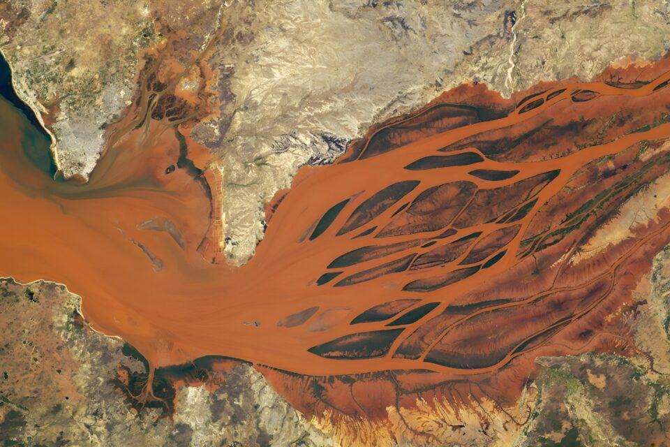 Betsiboka River Delta in Madagascar