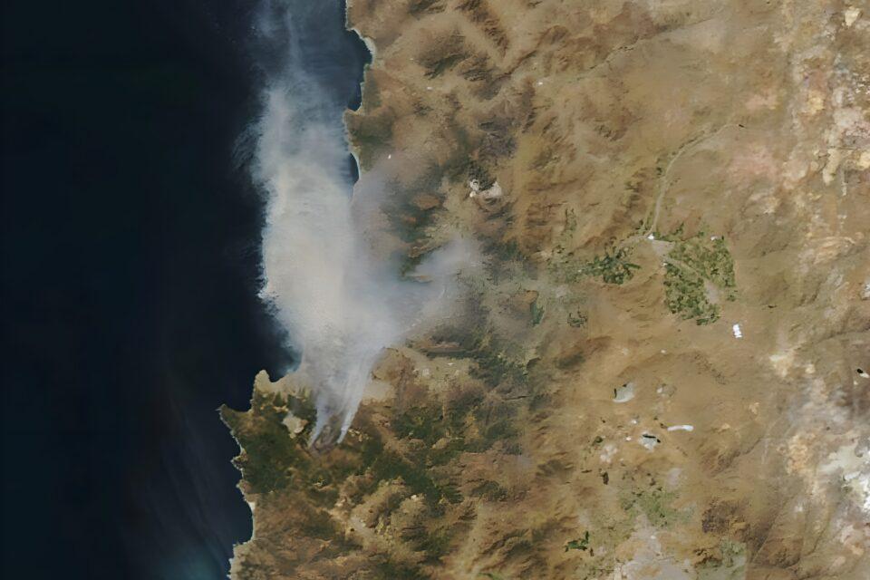 Summer heatwave sparks devastating fires in Chile 