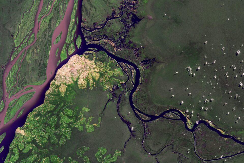 Ruki River in the Democratic Republic of the Congo
