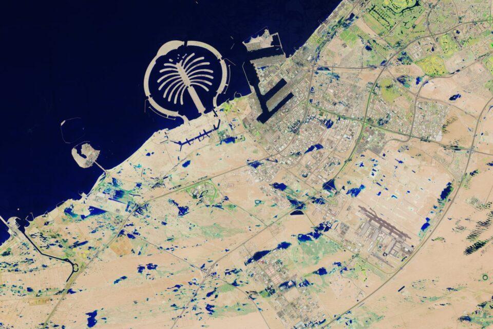 Storms dumped record rainfall in the United Arab Emirates