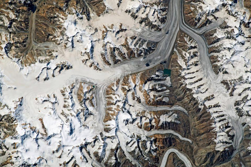 Fedchenko Glacier in the Pamir Mountains