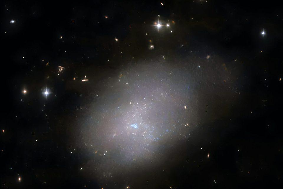 Ghostly galaxy in the constellation Eridanus