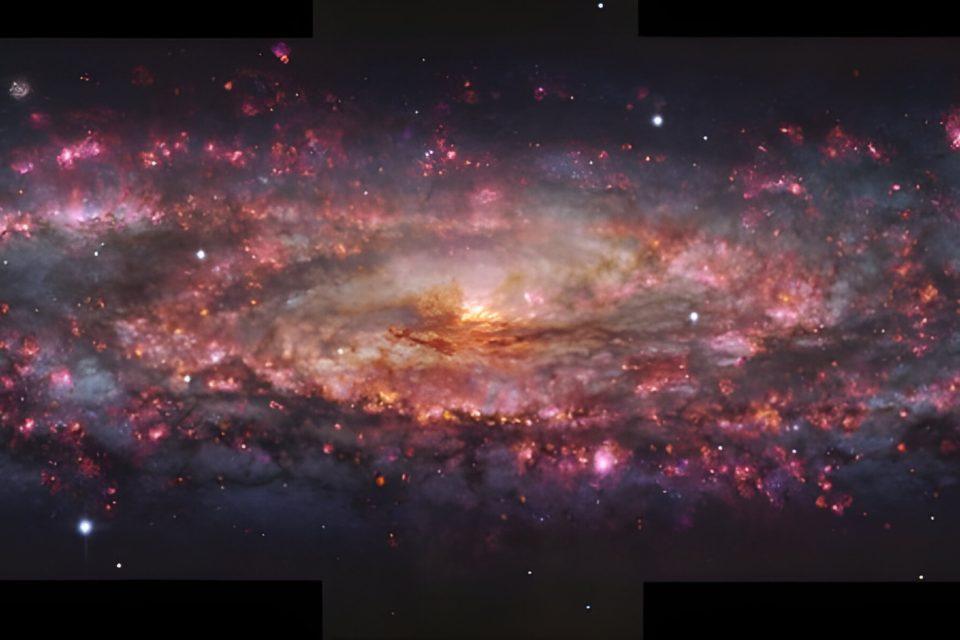 Thousands of colors in the Sculptor Galaxy