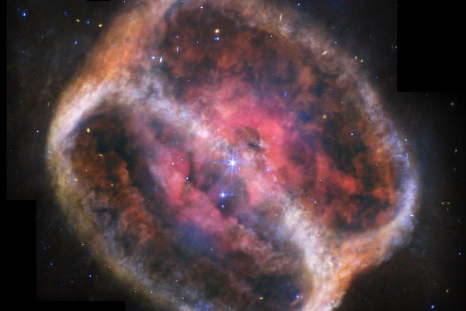 Stellar farewell: The fading legacy of a dying star
