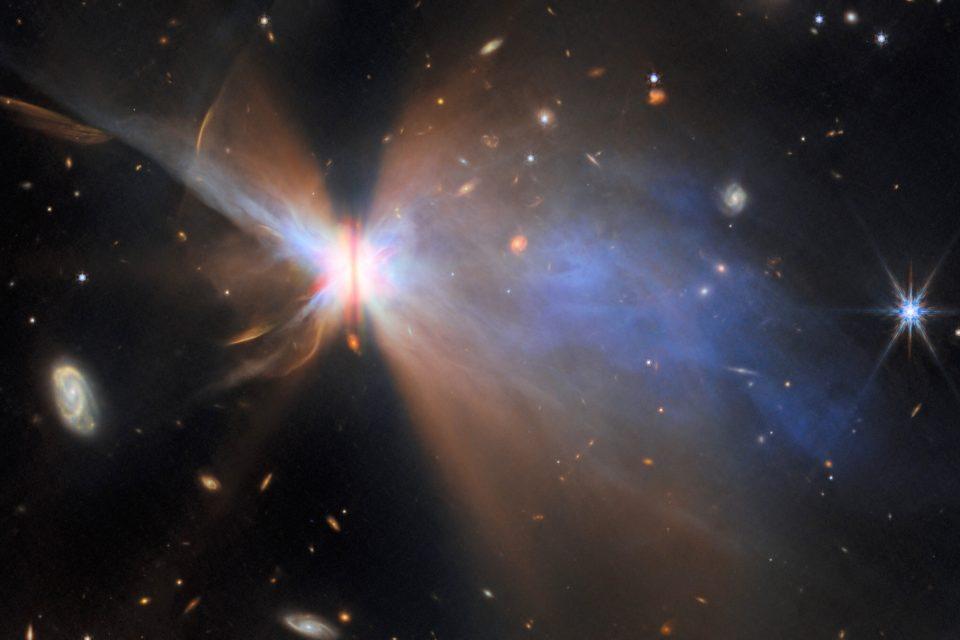 Butterfly Star shows off its planet-forming disc